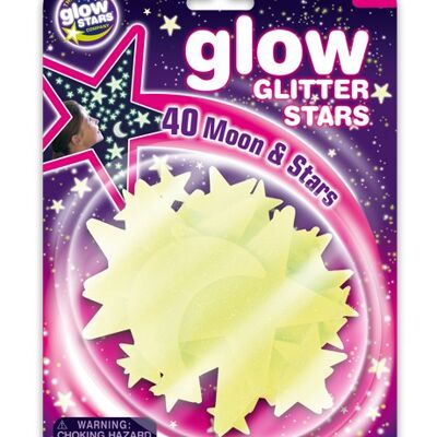 Glow Glitter Stars