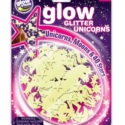 Glow Glitter Unicorns