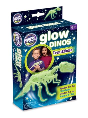 Glow Dinos T. rex Squelette 1