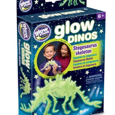 Glow Dinos Stégosaure Squelette