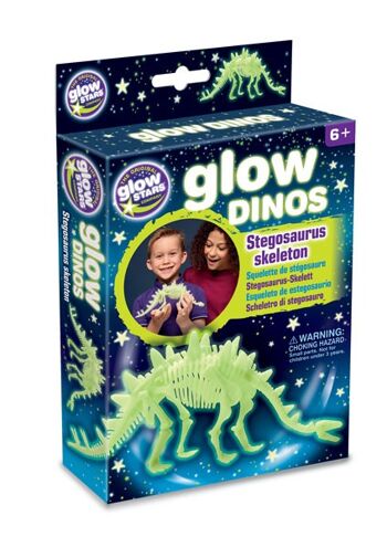 Glow Dinos Stégosaure Squelette 1