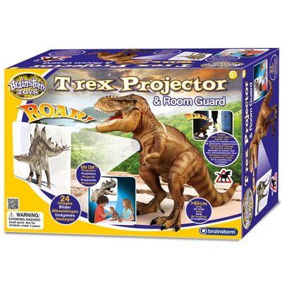 Proiettore T rex e guardia della stanza