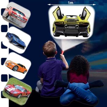 Torche et projecteur Super Cars 3