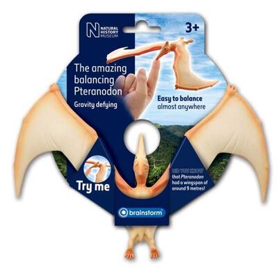 Lo straordinario Pteranodonte in equilibrio