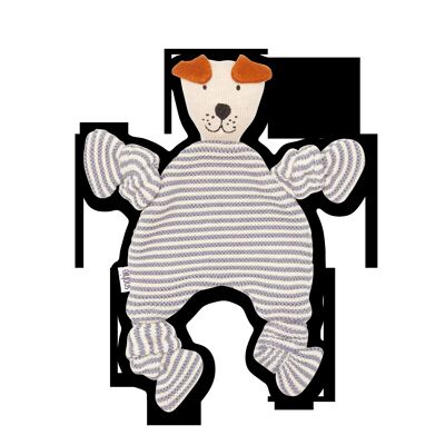 Cotton Knit Baby Comforter Cuddle Cloth - Dog
