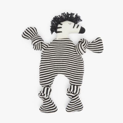 Cotton Knit Baby Comforter Cuddle Cloth - Zebra