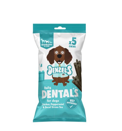 Daily Dentals For Medium Dogs: Chicken 100g (Case of 10)