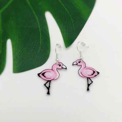 Flamingo-Ohrringe