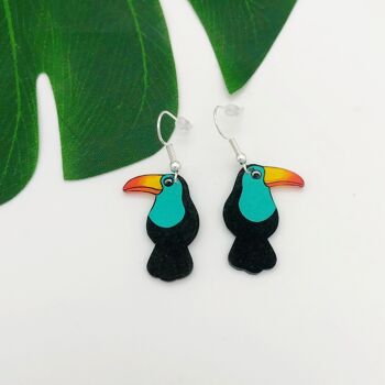 Boucles d'Oreilles Toucan