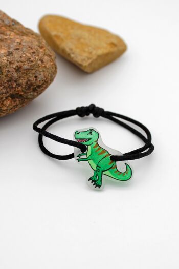 Bracelet Cordon Enfant Dinosaure