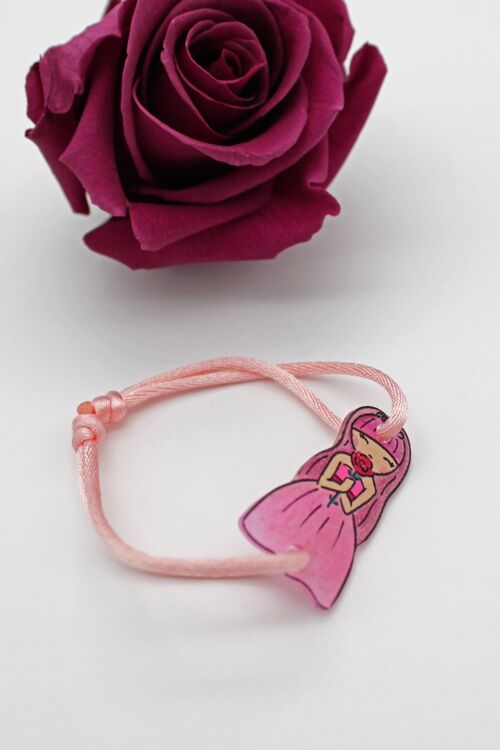 Bracelet Cordon Enfant La Princesse & La Rose