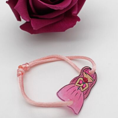 Children's Cord Bracelet The Princess & The Rose