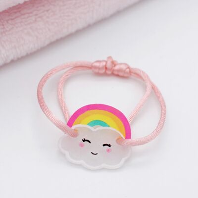Cloud & Rainbow Children's Cord Bracelet