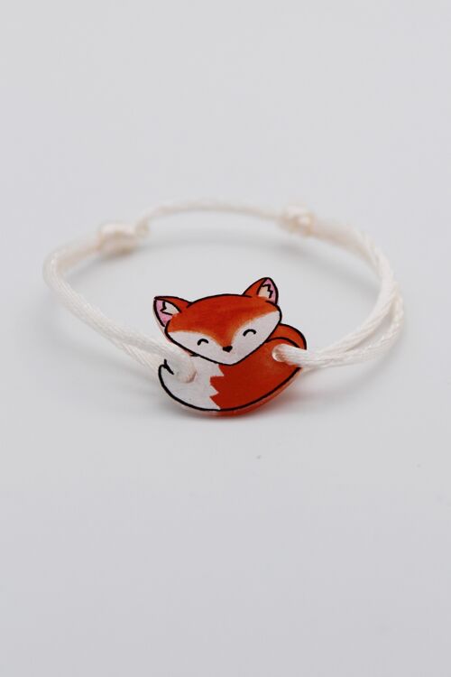 Bracelet Cordon Enfant Renard