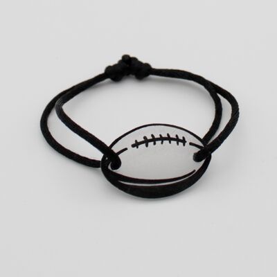 Children's Rugby Cord Bracelet