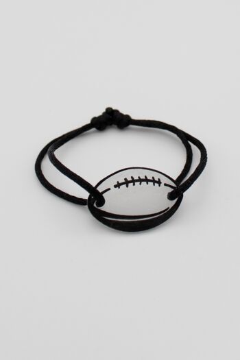 Bracelet Cordon Enfant Rugby