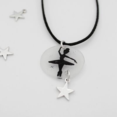 Child Star Dancer Cord Necklace