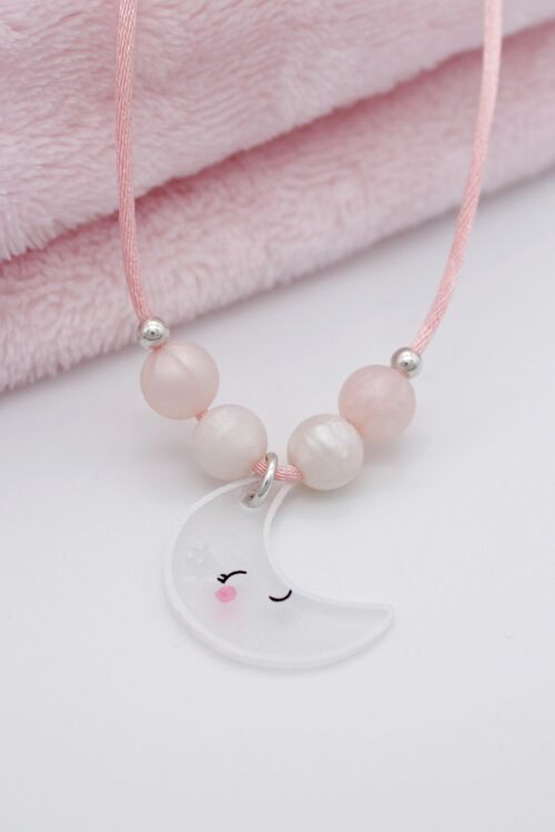 Collier Cordon Enfant Lune