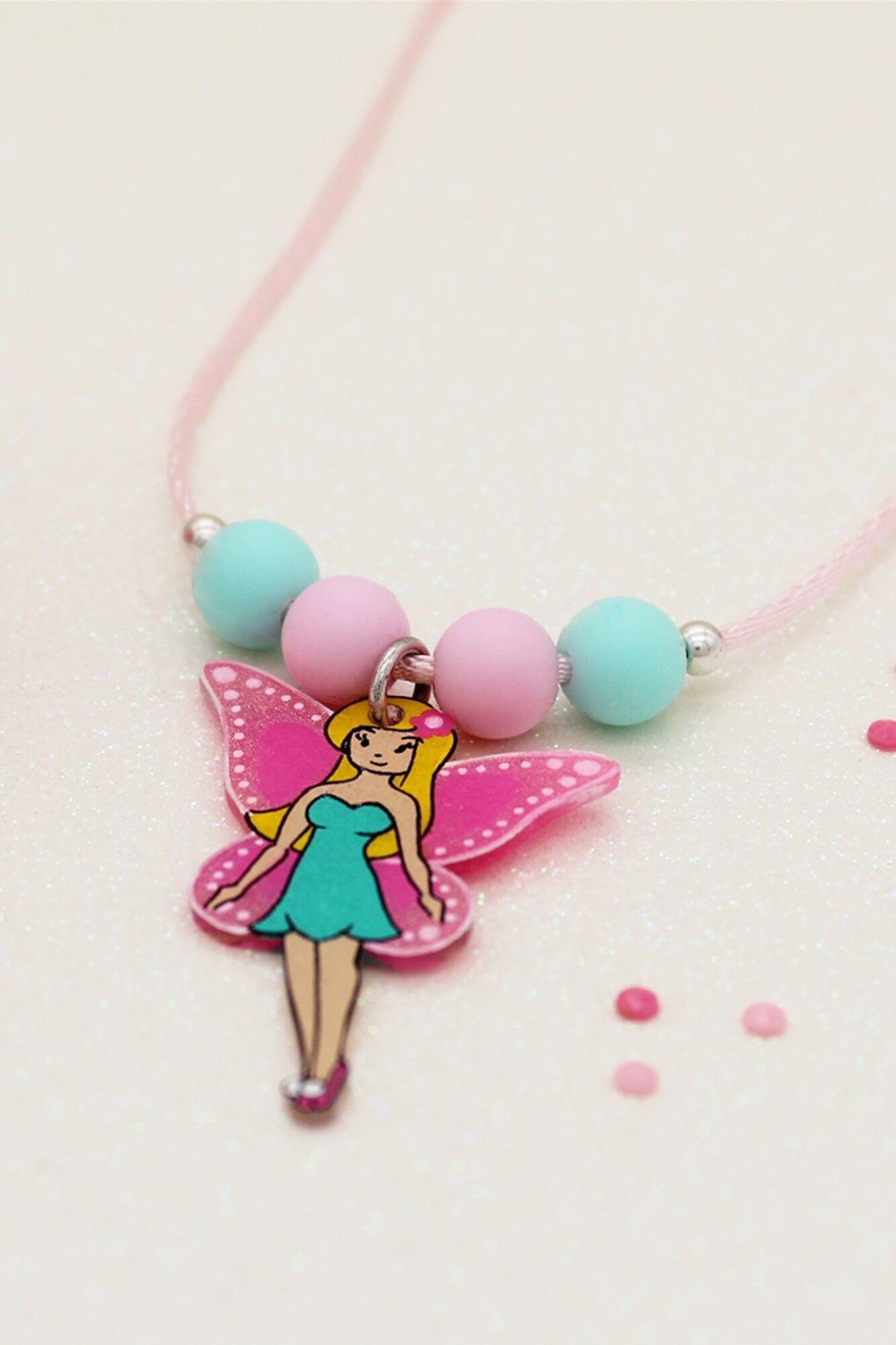 Collar de Cordón Infantil Hada
