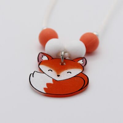 Fox Child Cord Necklace