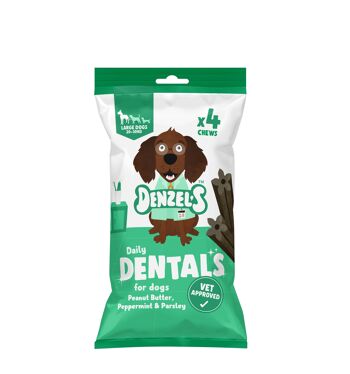 Daily Dentals Large : Beurre de cacahuète 120 g (boîte de 10) 1