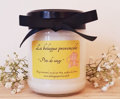 Bougie "Pets de singe"