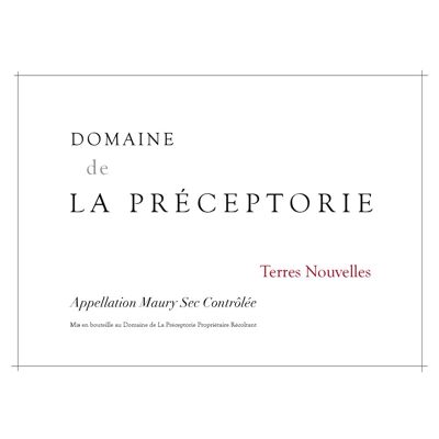 Domaine de la Preceptorie Terres Nouvelles Rouge 2021