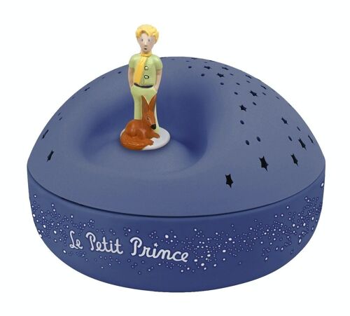 Veilleuse - Projecteur d'Etoiles Musical Le Petit Prince© bleu