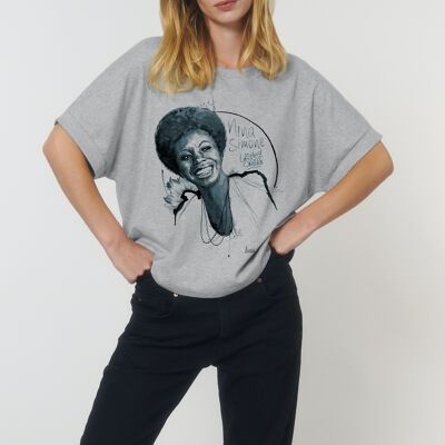 Women's Oversize T-shirt - NINA SIMONE