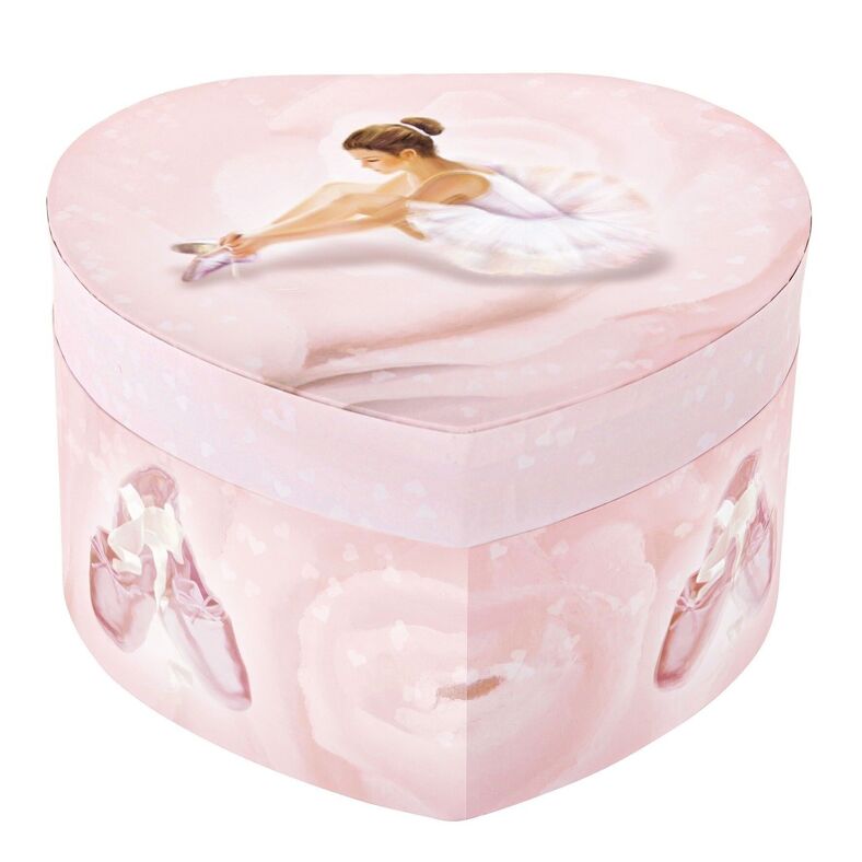 Boîte à Musique Cube Phosphorescent Ballerine - TROUSSELIER - rose, Linge  de maison et décoration