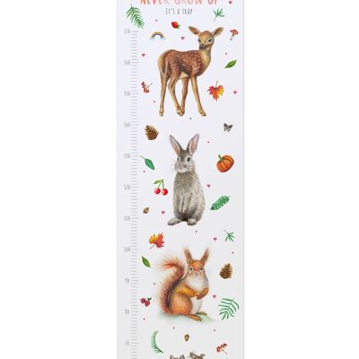 Kids Growth chart forest blush