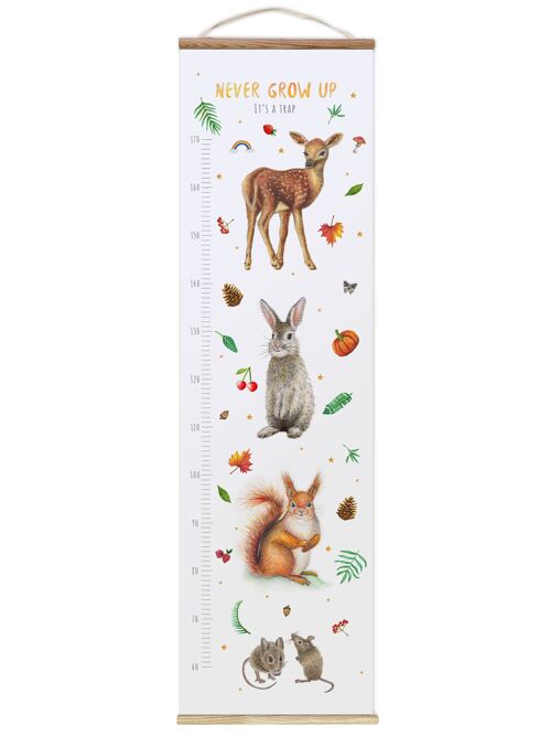 Kids Growth chart forest yellow
