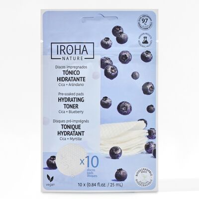 Discos tonificantes y exfoliantes con AHA, PHA y Enzimas de Piña (10 uds)