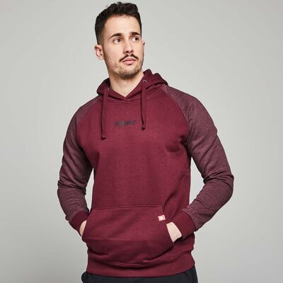 ZWEIFARBIGER KAPUZENPULLOVER MIT KETTEN