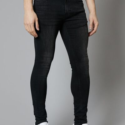 Colorado Super Skinny Fit Jeans In Washed Black