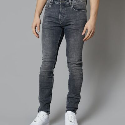 Nevada - Jean skinny coupe grise