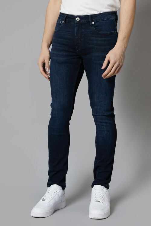 Nevada Skinny Fit Jeans In Ink Blue