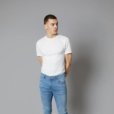 Nevada Skinny Fit Jeans In Light Blue