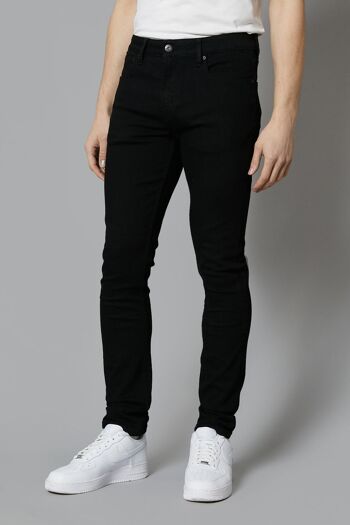 Nevada - Jean Skinny Fit Noir Profond 1