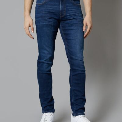 Florida Tapered Fit Jeans In Dark Blue