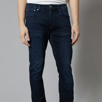 ALASKA Straight Fit Jeans in Tintenblau