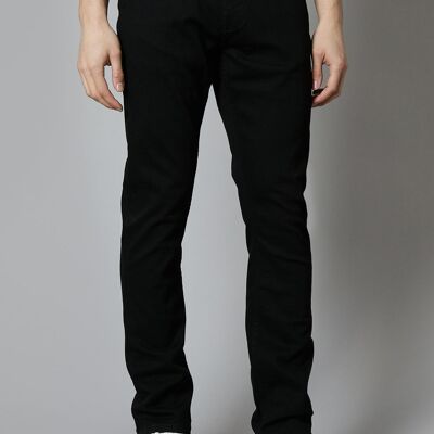 ALASKA Straight Fit Jeans In Deep Black