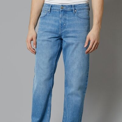 Jeans Montana Loose Fit In Azzurro