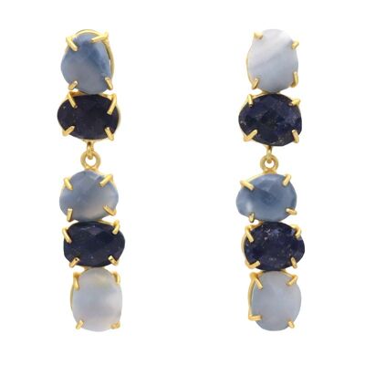 Blue Barokki earrings
