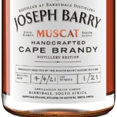 Joseph Barry Muscat Brandy (500ml)