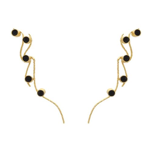 Pendientes Zadar small negro