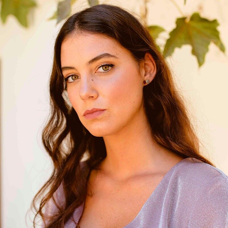 Boucles d'oreilles rutile noir argent Juty