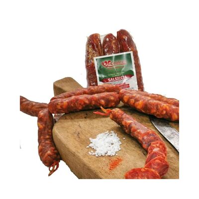 Calabrian artisan seasoned sausage Gr 350