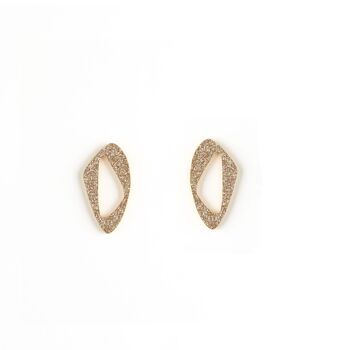 Boucles d'oreilles SIMONE Paillettes or