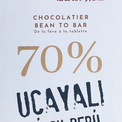 Chocolat noir 70% Cacao du Pérou Ucayali